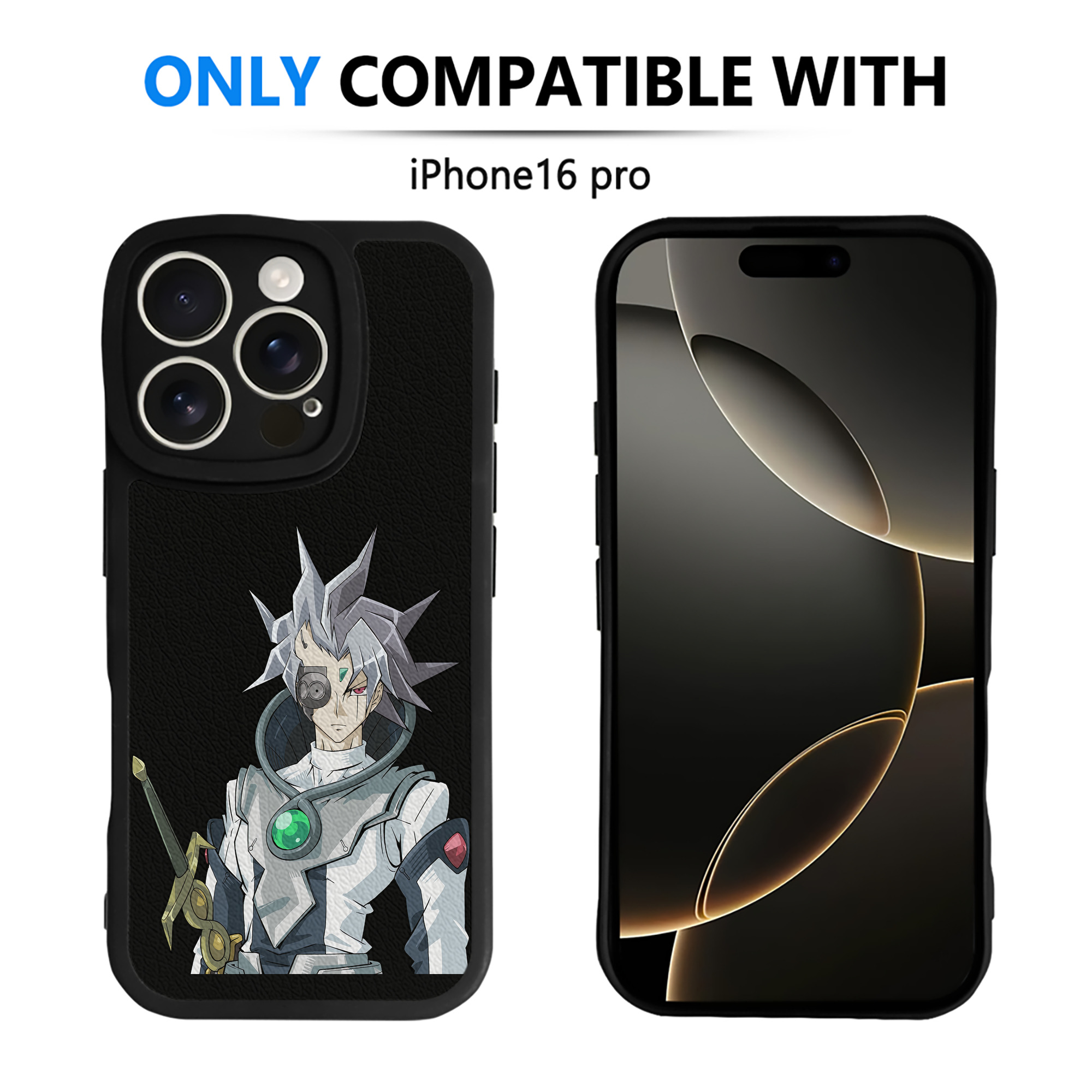遊☆戯☆王 Yu-Gi-Oh! 【iPhone 16シリーズ対応】シリコンスマホケース（レザー調） 材質：シリコン
